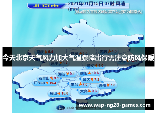 今天北京天气风力加大气温骤降出行需注意防风保暖